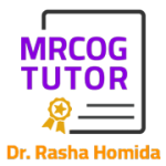 MRCOG Tutor Logo + Dr. Rasha Homida